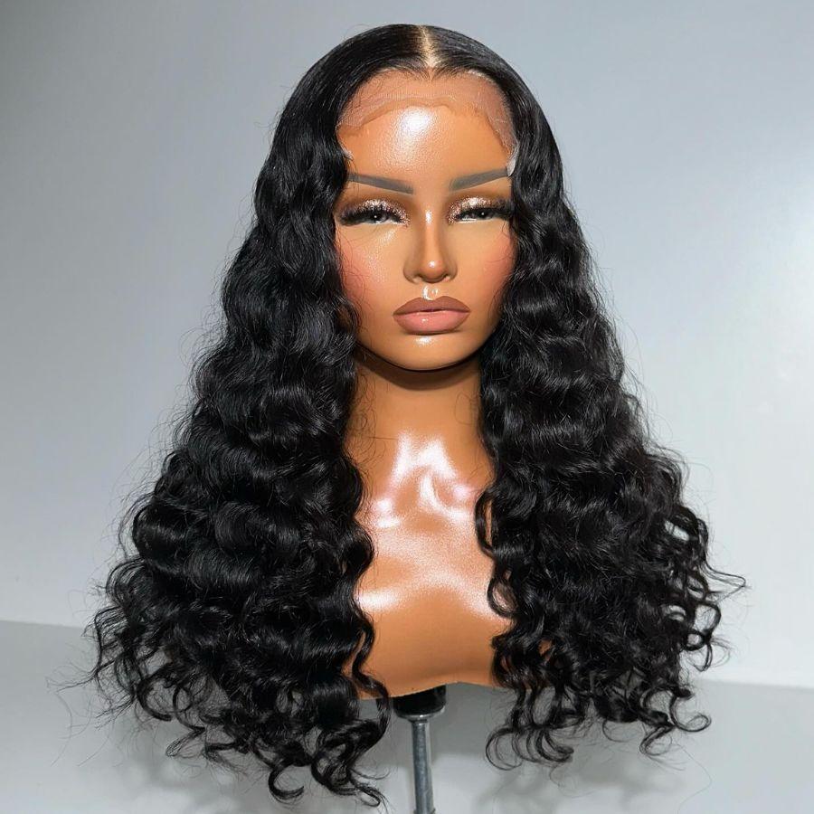 WOWANGEL Burmese Wave 13x6 Skinlike Real HD Lace Front Wig 5X5 Glueless Wig - wowangel