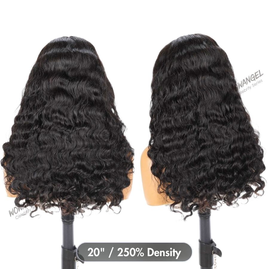 WOWANGEL Burmese Wave 13x6 Skinlike Real HD Lace Front Wig 5X5 Glueless Wig - wowangel