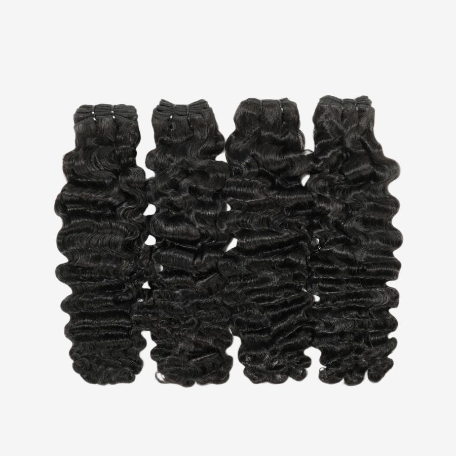 WOWANGEL Burmese Wave Hair Bundles 100% Human Hair Weaves - wowangel