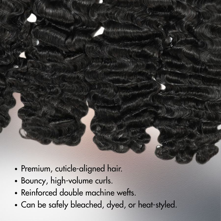 WOWANGEL Burmese Wave Hair Bundles 100% Human Hair Weaves - wowangel