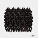 WOWANGEL Burmese Wave Miracle Knots Crochet Hair Pre-Separated Feather Crochet Human Hair Extensions - wowangel