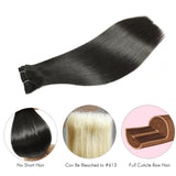 WOWANGEL European Raw Hair Bundles Straight Double Drawn Hair Weaves - wowangel