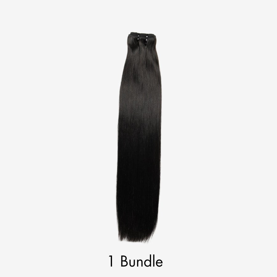 WOWANGEL European Raw Hair Bundles Straight Double Drawn Hair Weaves - wowangel