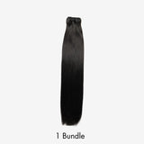 WOWANGEL European Raw Hair Bundles Straight Double Drawn Hair Weaves - wowangel