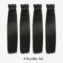 WOWANGEL European Raw Hair Bundles Straight Double Drawn Hair Weaves - wowangel