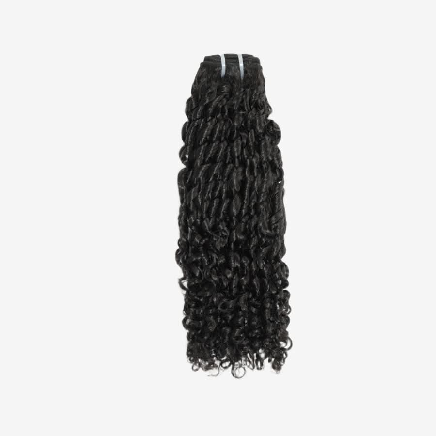 WOWANGEL Finger Twist Curly Hair Bundles Deal 100% Human Hair Weaves - wowangel
