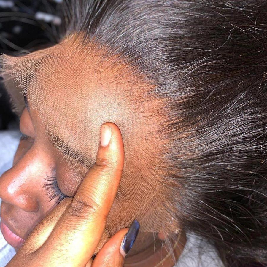 Applying HD lace frontal for seamless hairline