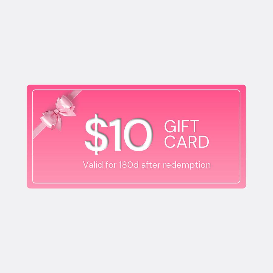 $10 WOWANGEL Gift Card, valid for 180 days