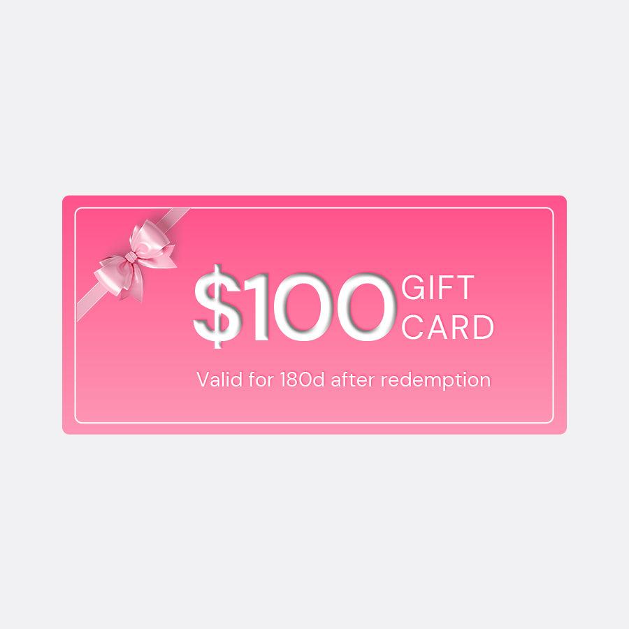 $100 WOWANGEL Gift Card, valid for 180 days