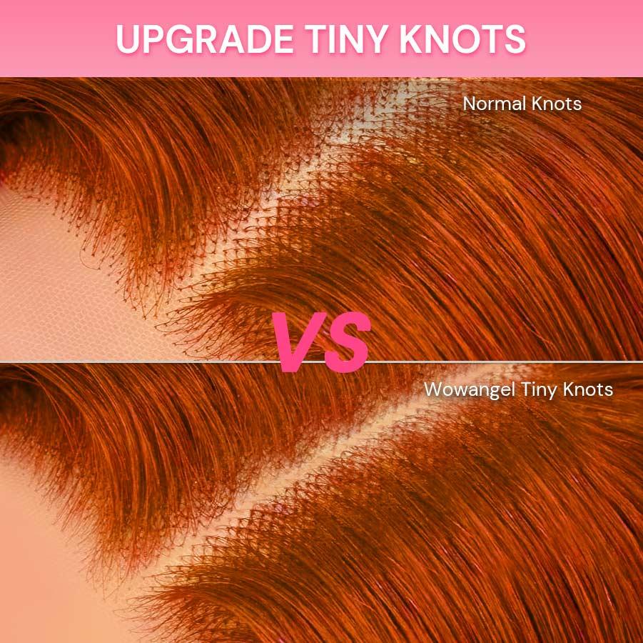 Comparison of normal knots vs Wowangel tiny knots