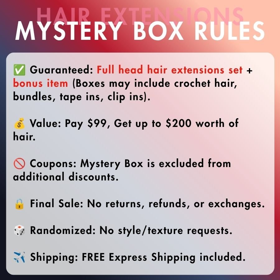 WOWANGEL Hair Extensions Mystery Box $99 - wowangel