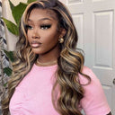 WOWANGEL Highlight 9X6 Wear Go Glueless Wig 1B/27 HD Lace Wigs - wowangel