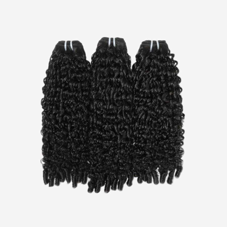 WOWANGEL Jerry Curl Hair Bundles Deal 100% Human Hair Weaves - wowangel