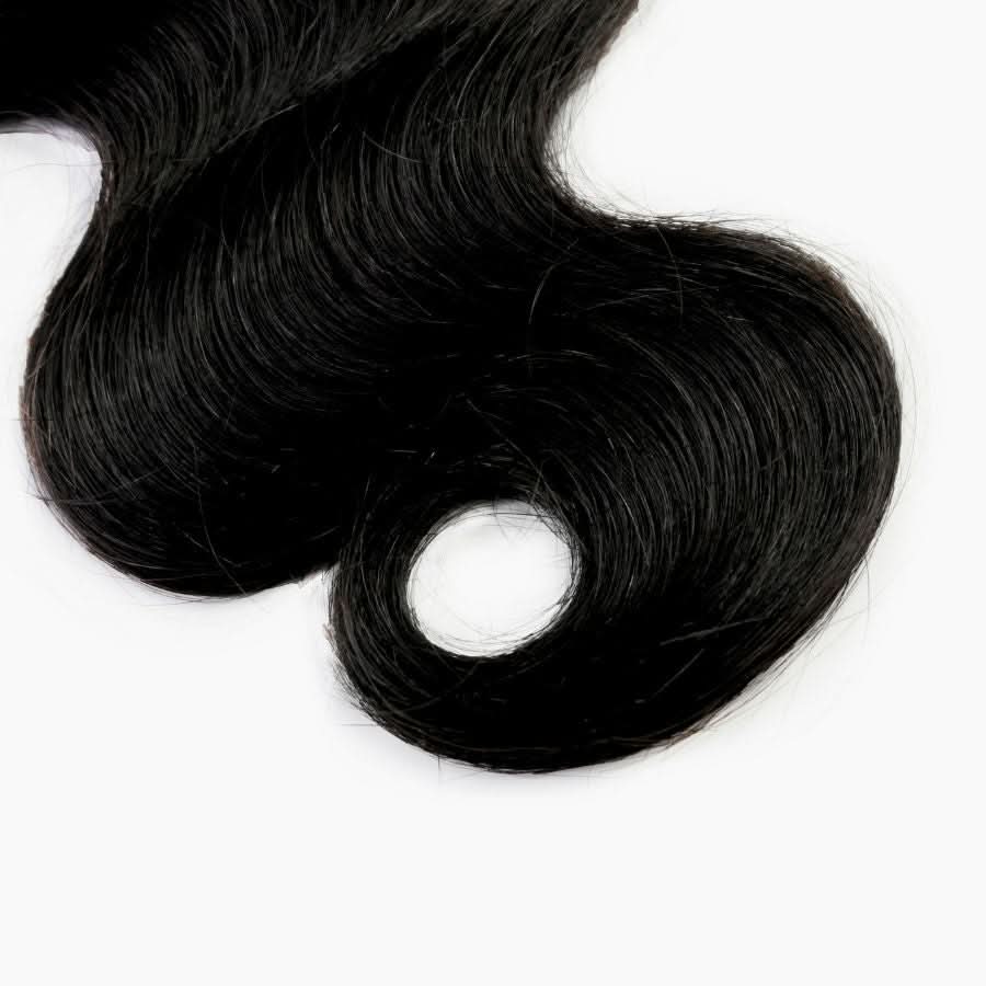 WOWANGEL Jet Black Hair Bundles Deal 3pcs Body Wave 100% Human Hair Weaves - wowangel