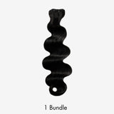 WOWANGEL Jet Black Hair Bundles Deal Body Wave 100% Human Hair Weaves - wowangel