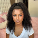 WOWANGEL Kinky Curly Bob Wig 13X6 Skinlike Real HD Lace Frontal Wigs - wowangel