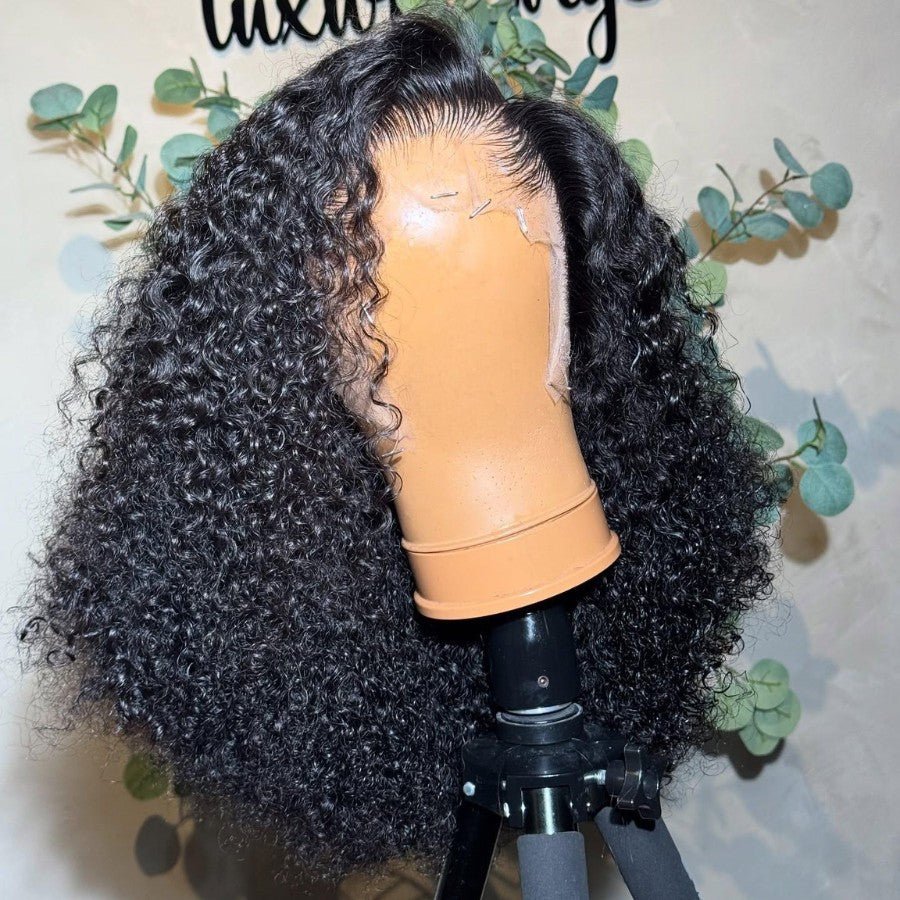 WOWANGEL Kinky Curly Bob Wig 13X6 Skinlike Real HD Lace Frontal Wigs - wowangel