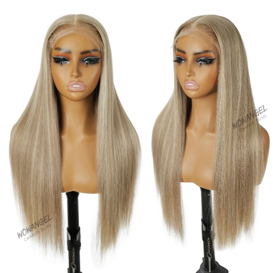 WOWANGEL Luxury Raw Hair Collection Platinum Highlight 5X5 HD Lace Closure Wigs - wowangel