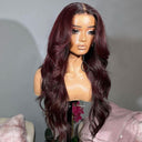WOWANGEL Ombre Burgundy 13X6 HD Lace Front Wigs Body Wave - wowangel