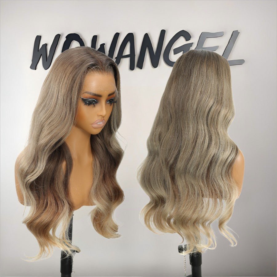 WOWANGEL Platinum Blonde Premium Raw Hair 13X6 HD Lace Frontal Wig - wowangel