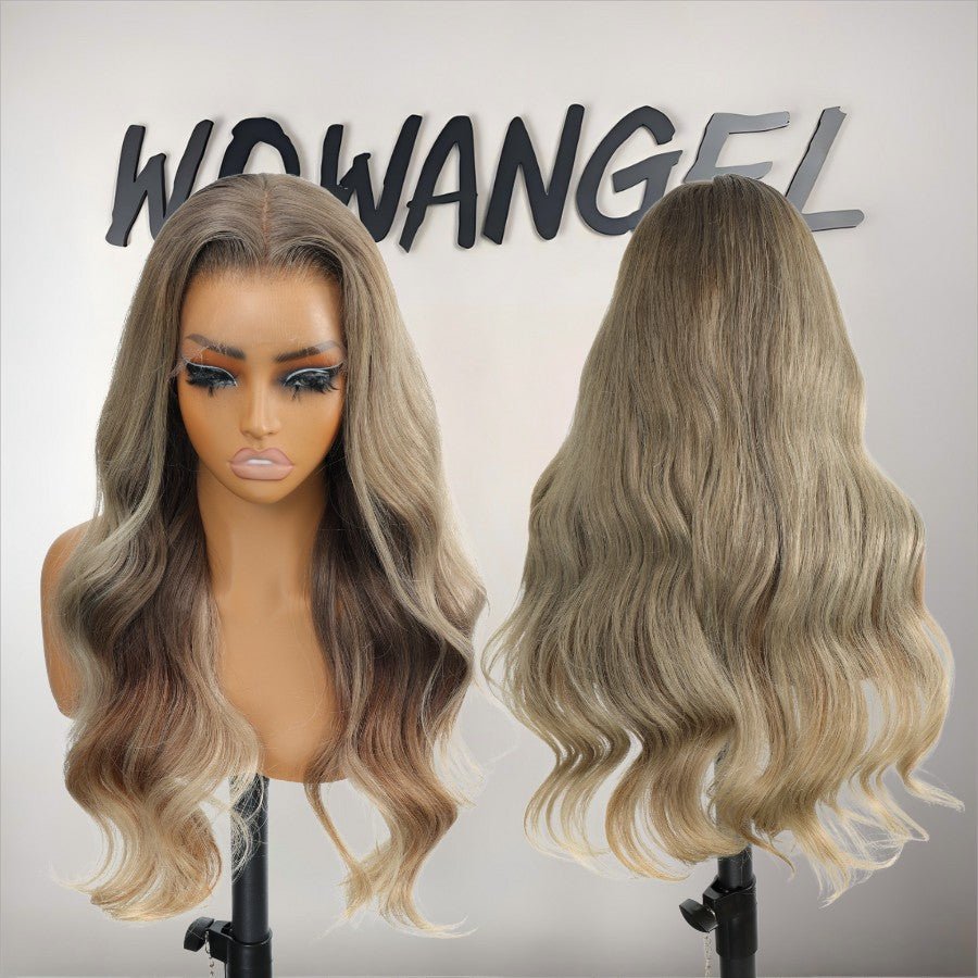 WOWANGEL Platinum Blonde Premium Raw Hair 13X6 HD Lace Frontal Wig - wowangel