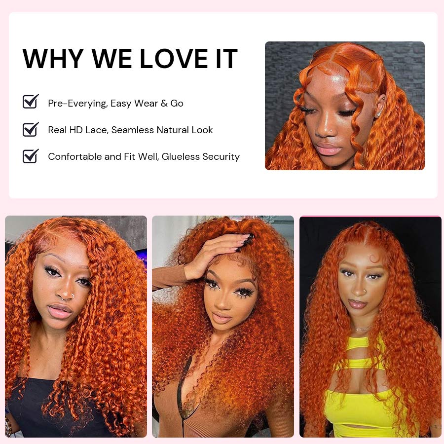 Benefits of pre-everything ginger lace front wig