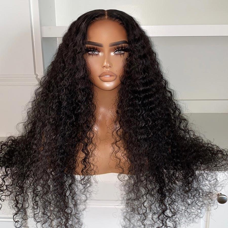 WOWANGEL Pre-Everything 9X6 Wear Go Glueless Wig Deep Wave HD Lace Closure Wigs - wowangel