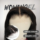 WOWANGEL Pre - Plucked Largos Hairline Skinlike Real HD Lace 13X6 Full Frontal Wig Body Wave - wowangel