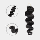 WOWANGEL Pre-Separated Feather Crochet Human Hair Extensions for Miracle Knots Boho Braids - wowangel
