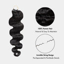 WOWANGEL Pre-Separated Feather Crochet Human Hair Extensions for Miracle Knots Boho Braids - wowangel