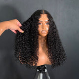 WOWANGEL Premium Raw Hair Burmese Curly 5X5 HD Lace Closure Wigs - wowangel