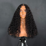 WOWANGEL Premium Raw Hair Burmese Curly 5X5 HD Lace Closure Wigs - wowangel