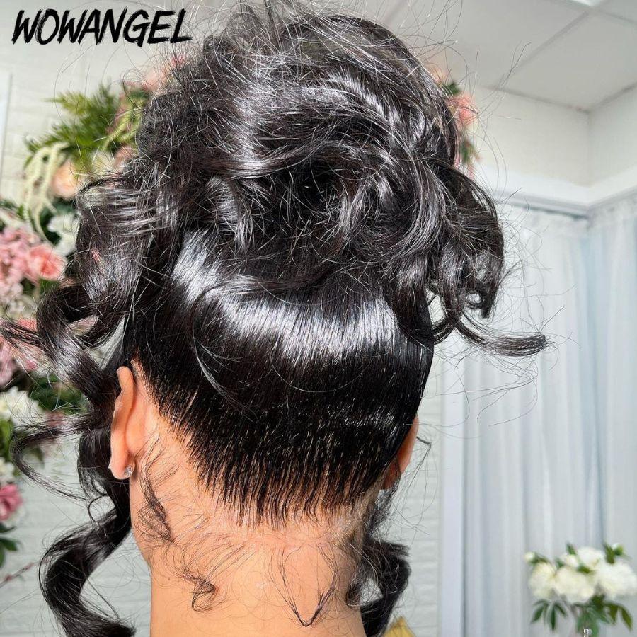 WOWANGEL Skinlike Real HD Full Lace Wig Body Wave Clean Hairline - wowangel