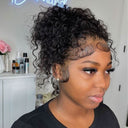 WOWANGEL Skinlike Real HD Full Lace Wig Water Wave Clean Hairline - wowangel