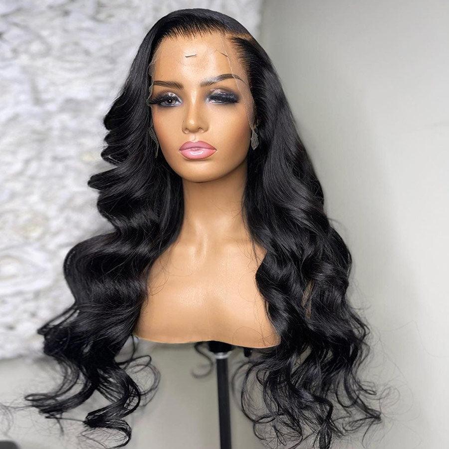 WOWANGEL HD Lace body wave wig on mannequin