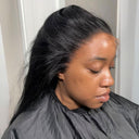 WOWANGEL Skinlike Real HD Lace 13X6 Full Frontal Wig Silk Straight Pre Plucked - wowangel