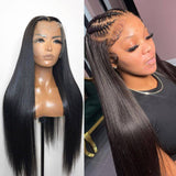 WOWANGEL Straight 13X6 HD Lace Full Frontal Wigs Premium Raw Hair - wowangel