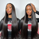 WOWANGEL Straight 13X6 HD Lace Full Frontal Wigs Premium Raw Hair - wowangel