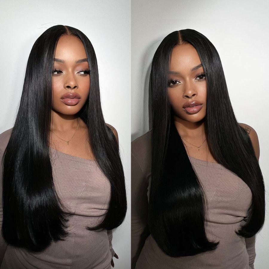 WOWANGEL Straight 2X6 HD Lace Closure Wig Wear & Go Glueless Wig - wowangel