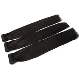 WOWANGEL Straight Raw Hair Bundles Deal 3pcs 100% Human Virgin Hair Weaves - wowangel