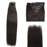 WOWANGEL Straight Seamless Clip Ins Hair Extensions - wowangel