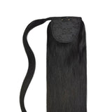 WOWANGEL Straight Up Wrap Around Ponytail Extension Natural Black - wowangel