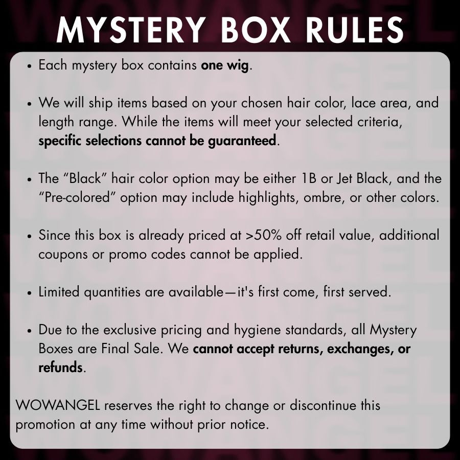 WOWANGEL Summer Clearance Deal - Mystery Box - wowangel