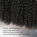 WOWANGEL Tight Curly Hair Bundles Deal 100% Human Hair Weaves - wowangel