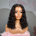 WOWANGEL Water Wave BOB 13x6 Skinlike Real HD Lace Front Wig - wowangel