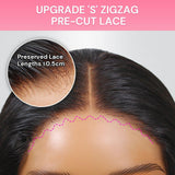 WOWANGEL Wear & Go 5x5 HD Lace Closure Wig Invisible Glueless Wig Body Wave - wowangel