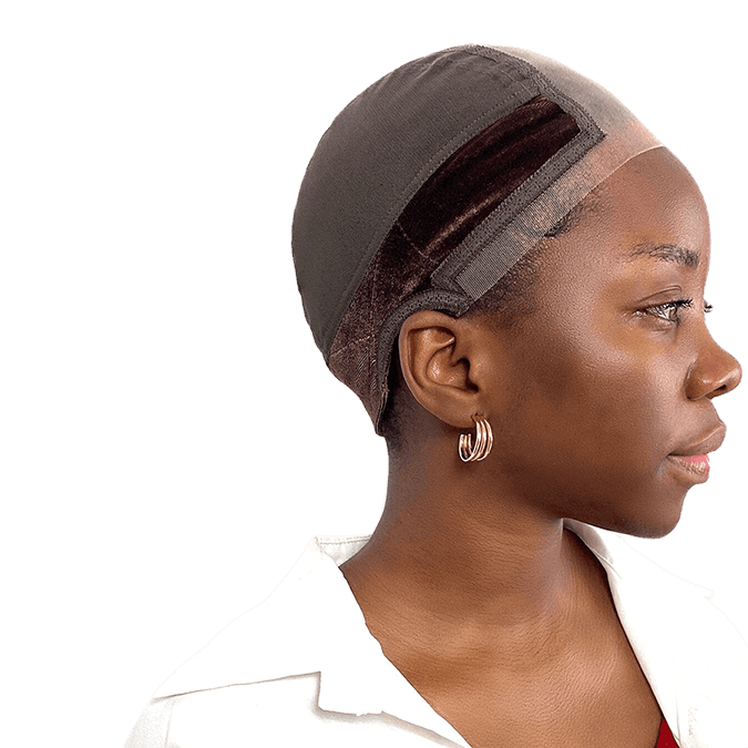 WOWANGEL Wig Grip Cap with Lace, side profile