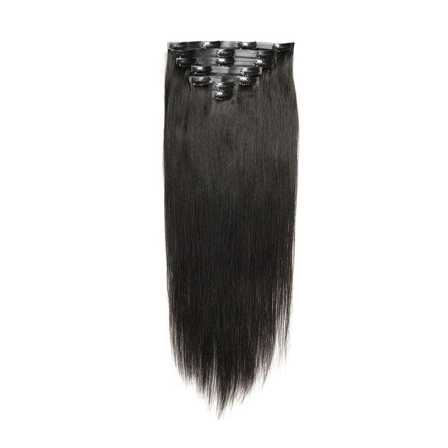 WOWANGEL Yaki Straight Seamless Clip In Hair Extensions - wowangel