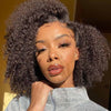 WOWANGEL Afro Curly 13X6 Skinlike Real HD Lace Front Wig