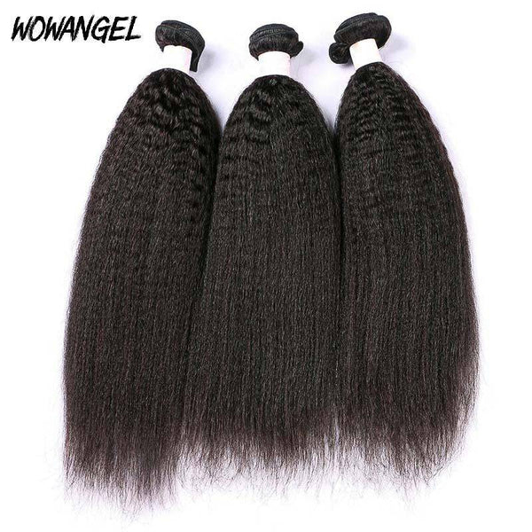 WOWANGEL Bundles Deal 3pcs 100% Human Hair Weaves